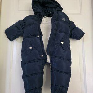 Mother's baby bear baby puffer snow suit heavy coat 9 to 12 months